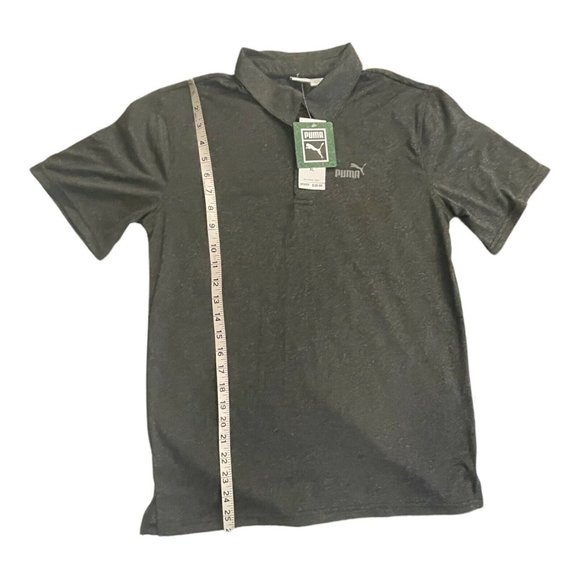 Kid’s Polo Shirt Size XL puma kid 91201882FME Black Heather - Picture 4 of 12